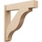 Ekena Millwork 7 1/2-in W x 36-in D x 36-in H Funston Block Rough Cedar Woodgrain TimberThane Outlooker, Primed Tan OUTUR075X36X36FST44RCPR - alternate 1